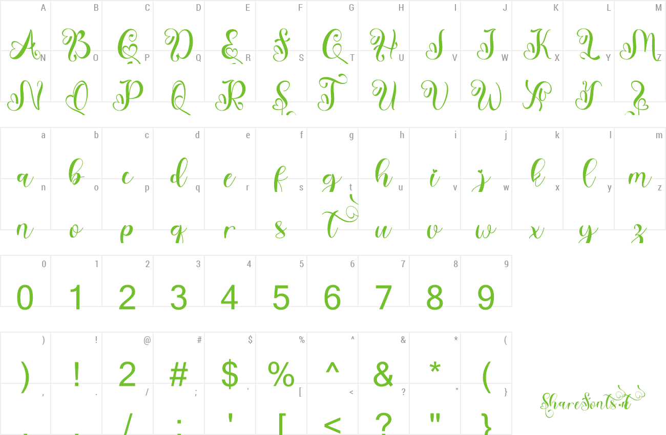 Font Christmas Bonitha preview